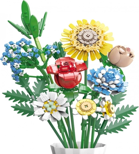 Mitmevärviline ja dekoratiivne kimbukomplekt