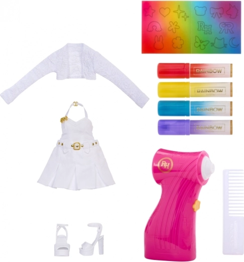 Airbrush effect with washable markers