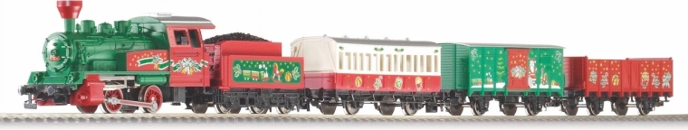 Christmas train set ready to run