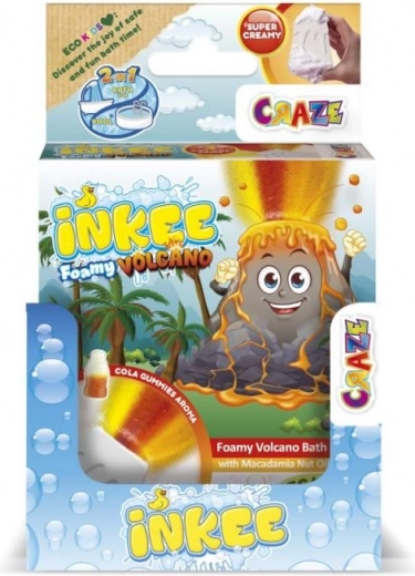 Foamy volcano with three colors