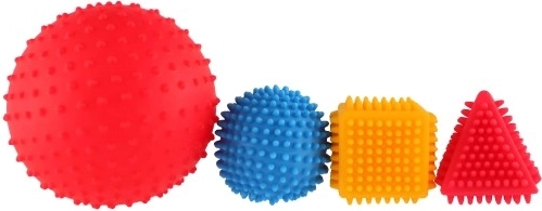 Erinevad kujundid ja tekstuurid puutetundlikuks stimulatsiooniks