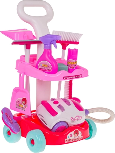 Stabiilne käru riiulite ja ratastega