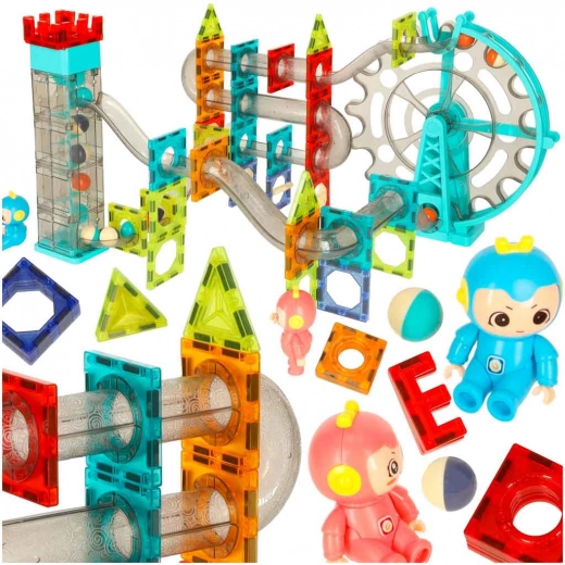 Magnetdetailid ja läbipaistvad rajad loovaks ehitamiseks