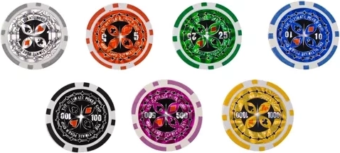 500 žetooni metallist südamikuga