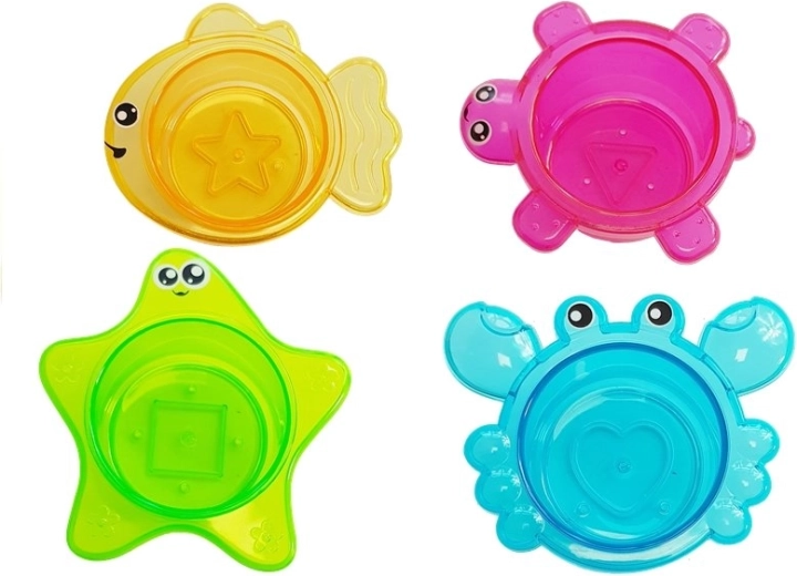 Water cups with holes for different streams