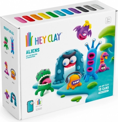 15 colors of lightweight air-dry clay