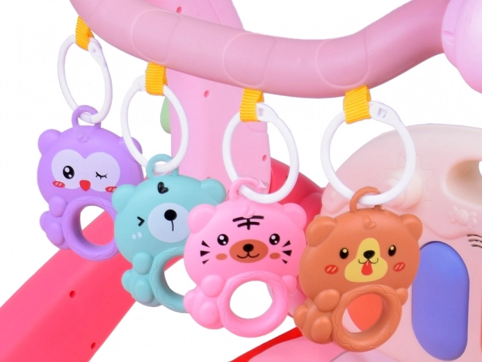 Hanging toys to develop grasp