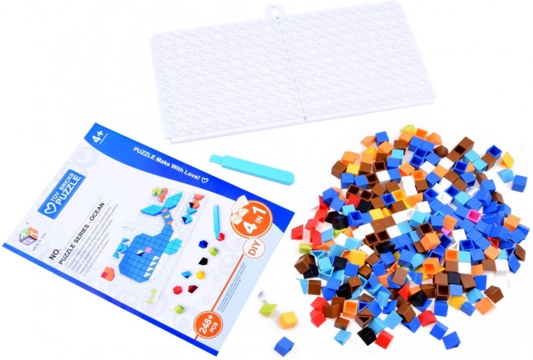Complete set with base and tool