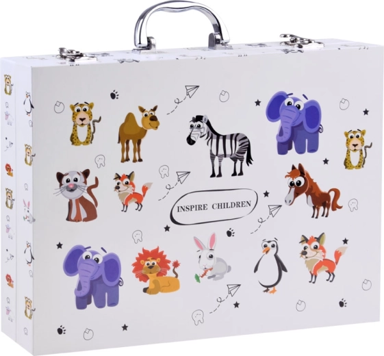 Kompaktne loomapiltidega kohver