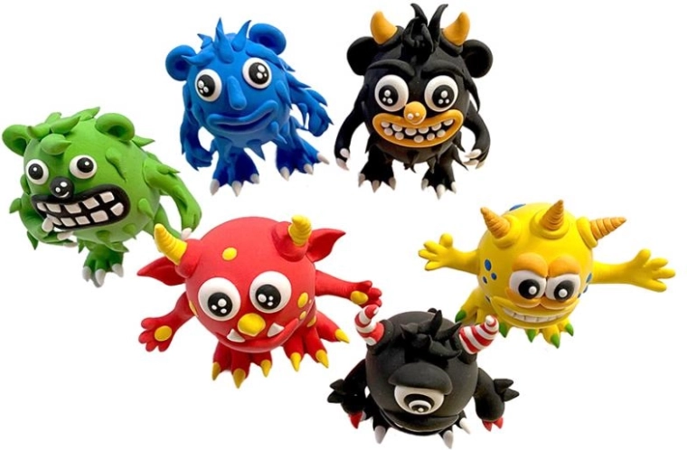 Creative set for cheerful monsters