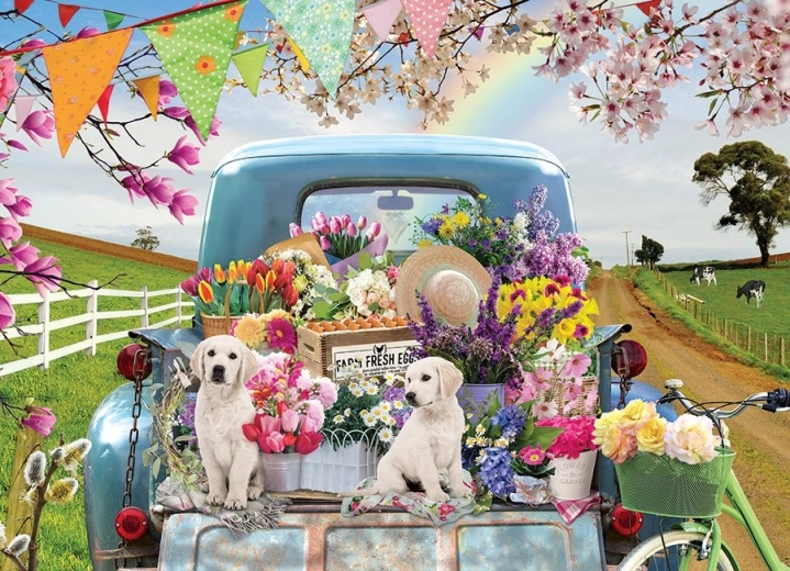 Cheerful countryside theme