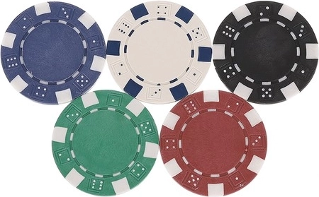 Professionaalsed metalltuumaga žetoonid (10 g)