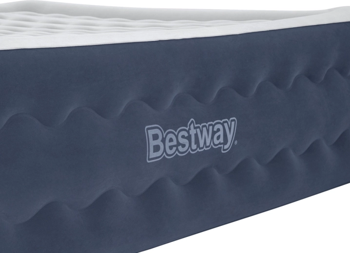 Soft flocked surface and comfortable wave chambers