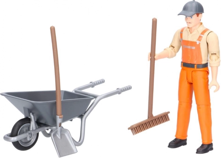 Teetöölise figuur ja rikkalik lisavarustus