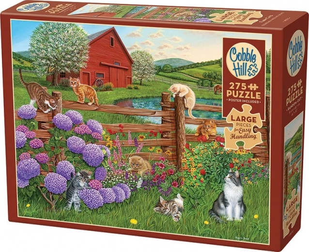 Extra-large pieces for comfortable puzzling