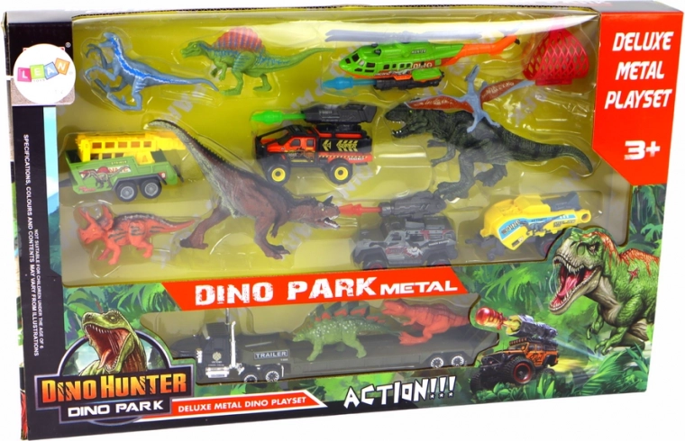 Kolm sõidukit haagiste ja action-funktsioonidega