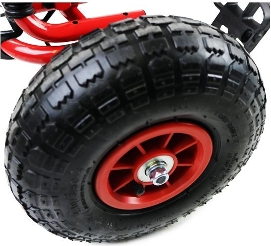 Inflatable wheels for a comfortable ride