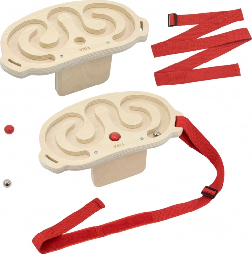 Two wooden mazes for versatile training