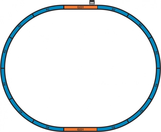 Roadbed track for quick setup