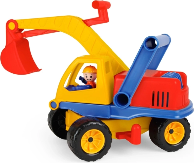 Realistlik kaevamine pöörleva pealisehitatud osaga