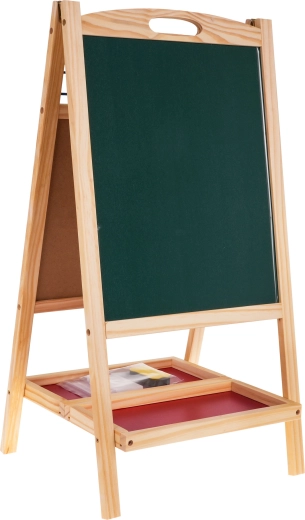 Kahepoolne tahvel: valge magnetpind ja kriiditahvel