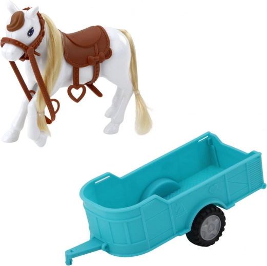 Trailer for safe transport of the horse