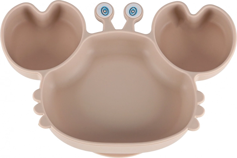 Crab-shaped sectioned plate