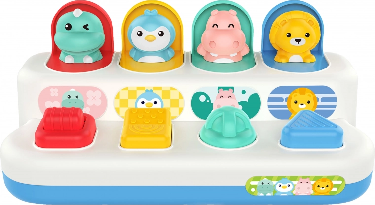 Värviline ja vastupidav mänguasi väikelastele