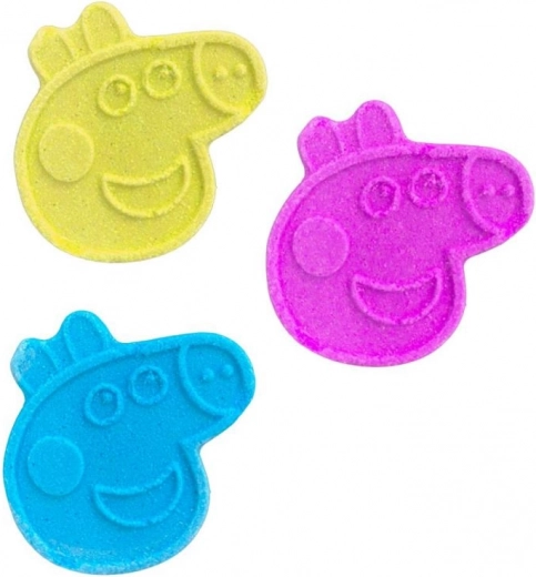 Three cheerful colors and PEPPA PIG shape