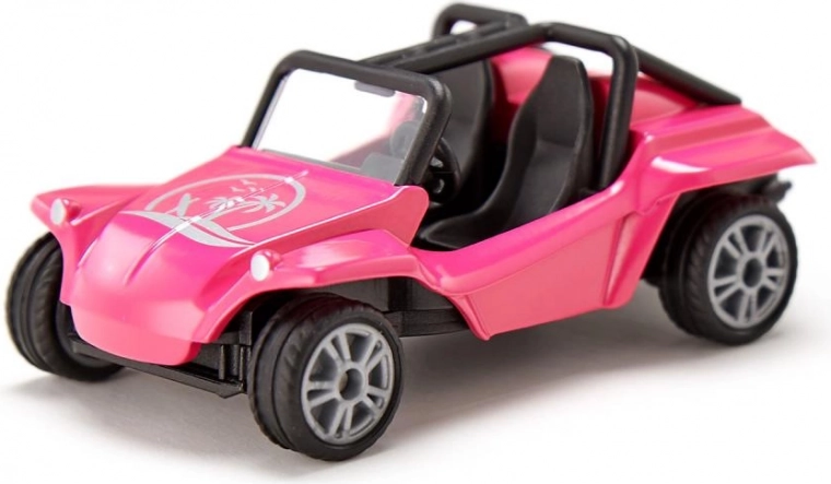 Detailed pink buggy with free-running wheels