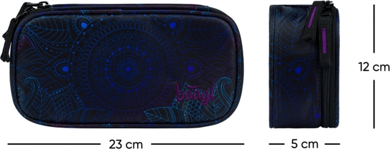 Mandalamustriga disain