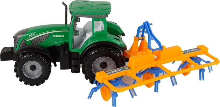 Detachable hay rake for farm work