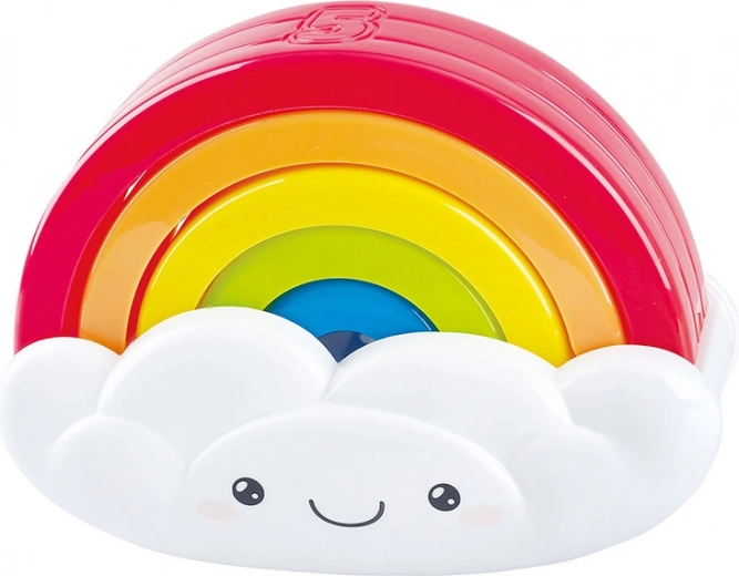 Cheerful design with a smiling cloud
