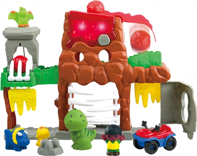 Interaktiivne vulkaan tulede ja helidega