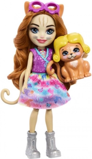 Doll and animal friend, always together