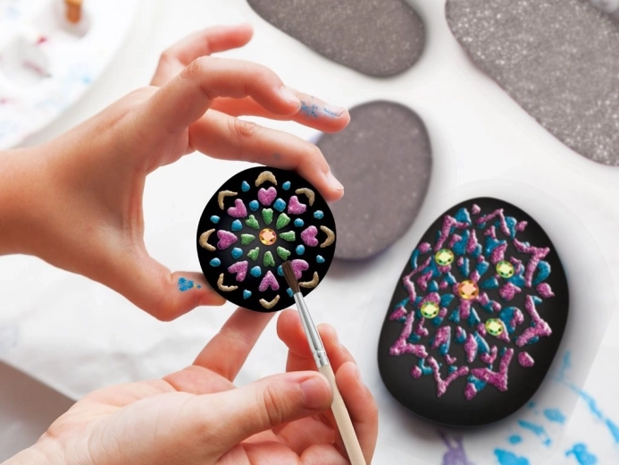Vibrant mandalas and decorations