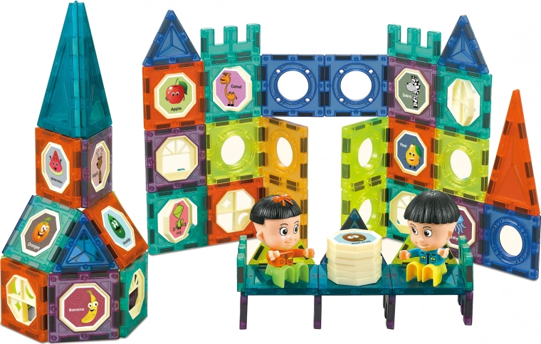 Täielik komplekt figuuride ja kleebistega