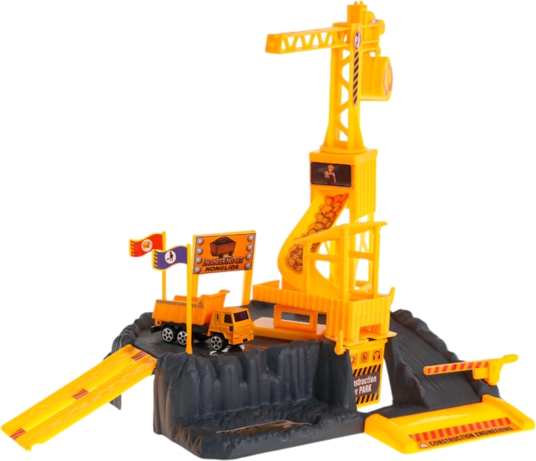 360° rotating crane with hand crank