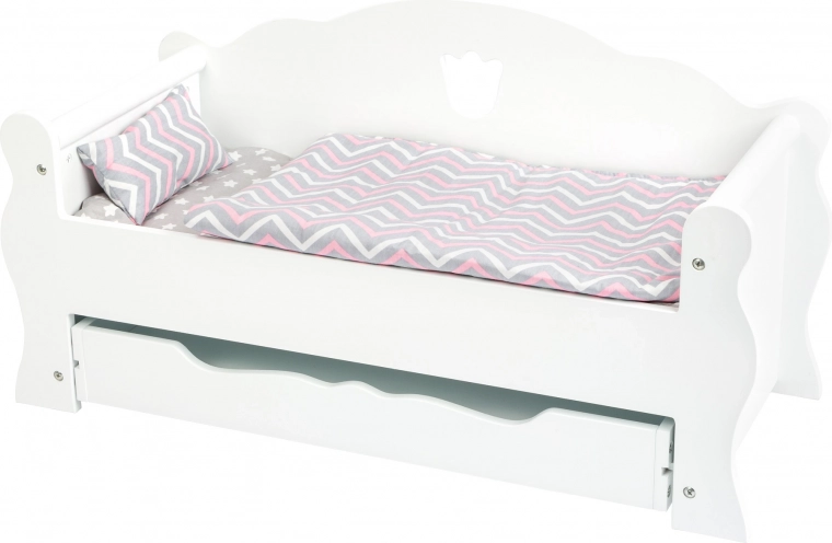Includes mattress and bedding