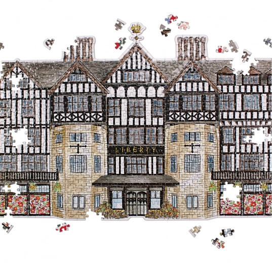 Two puzzles in one: Tudor and florals
