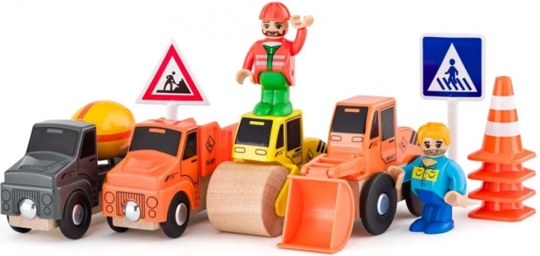 Complete construction set for realistic play