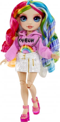 Stiilne nukk vikerkaarejuustega