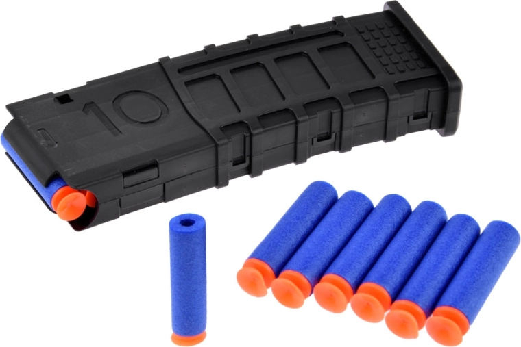 Magazine and set of 20 foam darts