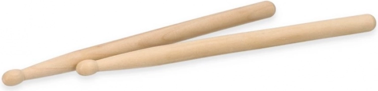 Wooden drumsticks included