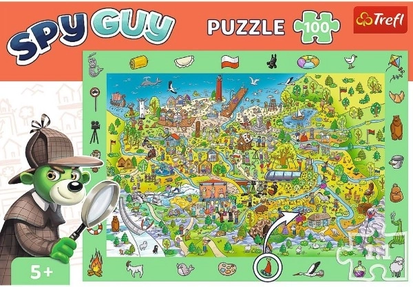 Colorful map full of details