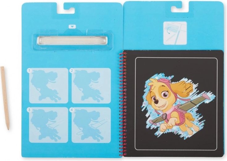 Creative scratch pad with Skye theme