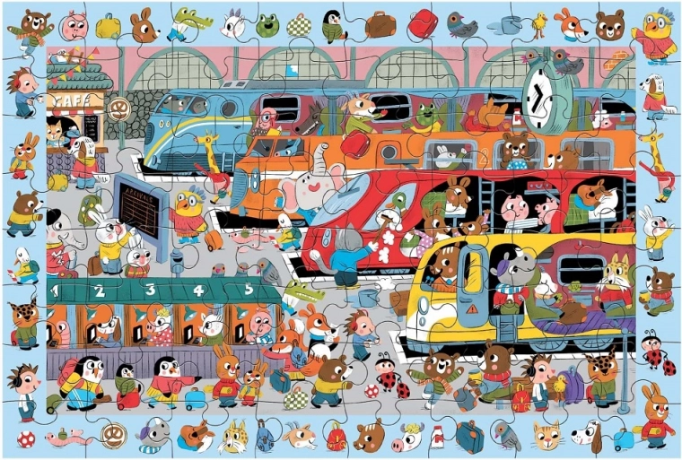 A colorful world of trains that delights