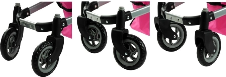 Sujuv manööverdamine tänu 360° ratastele