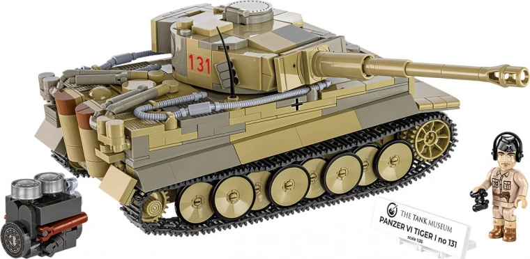 Maybach engine and commander figure