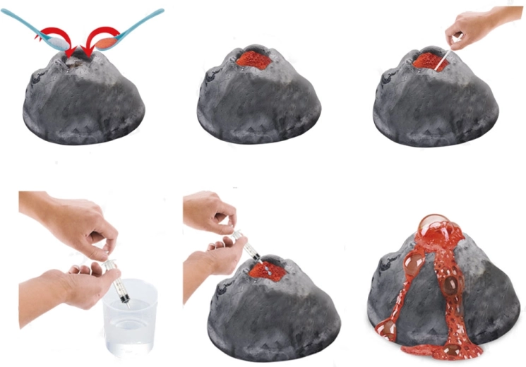 Oma vulkaanipurse – ohutu ja muljetavaldav katse